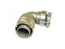 Circular Connector MIL-VG95234 Rev Bayonet Lock Cable End Plug 19 Pole #16 Male Solder Contacts 13A 500VAC/700VDC with Right Angled Cable Clamp [CA3108E-20A-48PB]