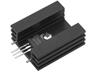 Extruded Heatsink for PCB Mounting 10K/W without Solder Pins [SK75-50SA220]