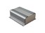 160x110x60,8mm Extruded Heat Dissipating Clear Anodized Aluminium Enclosure with Metal End Plates [1455NHD1601]