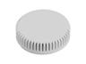 ABS Plastic Miniature Enclosure - SNAP-Fit / WALL-Mount Round 80x20mm Vented IP30 - Grey [1551V13GY]