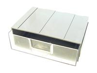 Stackable and Wall Mountable Interlocking Storage Box • 170x115x50mm • Grey [BIN 3D]