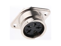 Panel Mounted Din Socket 4Way with Flange [B41]