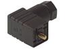 Valve Connector - Mini Cube Female DIN43650-C (9,4mm) - 2 Pole + Earth 6A 250VAC/VDC PG7 IP65 4 - 6mm OD Cable Entry BLACK (933138100) [GDS207 BK]