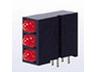 1.8mm Tri-Level Housed LED Lamp • Hi Eff Red - IV= 8mcd • Red Diffused Lens [L-4060XHA/3ID]