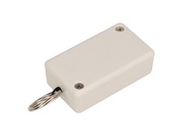 ABS Enclosure 60 mm x 35 mm x 20 mm Grey with Keyring [1551HRGY]