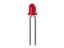 3mm Round LED Lamp • Hi Eff Red - IV= 25mcd • Red Diffused Lens [L-34ID]