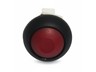 Push Button Switch 17mm Round Brazel - Momentury 100mA 50VDC (125MNA 125VAC/400MA 32VAC) IP67 1N/C Red [PBR171BTLE2]