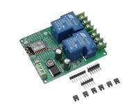 Two Channel ESP8266 30A Relay WiFi Module Board. Based on the ESP-12F WiFi Module. Has A 30A Relay. Power Supply DC 7 - 28V OR 5V [BDD ESP8266 RELAY 2CH 5/28V 30A]