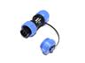 Circular Connector Plastic IP68 Screw Lock Male Cable End Plug With Cap 4 Poles 5A/200VAC 5-8mm Cable OD [XY-CC130-4P-II-C]