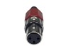 3P XLR Female Cable Connector Inline Low Cost with red End Cap [XLR3-11C-YJS-R]