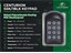 12V Standalone Keypad with 1000 User Codes Memory and Backup Memory Module [CEN SK/1BLK KEYPAD]