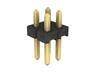 2.54mm PCB Pin Connector • 4 way in Double Rows • Straight Pins • Gold Plated [710041]