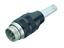 7 way Male Cable Connector with IP40 250V 5A Screw Locking and Solder termination cable outlet 5~8mm [09-0041-00-07]