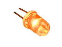 5mm Round Super Bright LED Lamp • Super Bright Orange - IV= 2500mcd [L-53SEC]