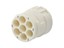 Circular Connector M23 Signal Female Crimp Insert and 7 Pole, for 2mm Contacts - 20A @ 630VAC Max. [7003907102]