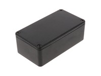 Diecast Aluminium Enclosure 112 X 60 X 34MM Water-Tight IP65 No Mounting Flages [1590WB2BK]