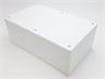 ABS Plastic Box with Screw Lid in White L-202mm x W-122mm x H-77mm [ABSE55 WHITE]