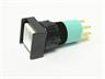 18x18mm Square Push Button Switch Illuminated Alternative • IP65 • Plug-In • 1P [P1818L1P-65]