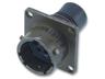 Circular Connector MIL-DTL-26482 Series 1 Style Bayonet Lock Square Flange Panel Receptacle Female with Rear Thread 3 Pole #16 Crimp Contact 22A 600VAC/850VDC (PT00SE-12-3S) [MS3120E-12-3S]