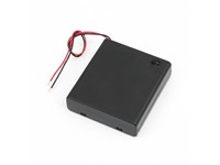 4XAA Battery Holder With Cover And Switch [4XAA BATTERY HOLDER WITH SWITCH]
