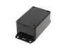 ABS Enclosure 85X56X35MM Flame Retardent ABS Plastic with Bottom Flange in Black [1591LF2BK]