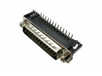 D-Sub 25Way Male Right Angle Boxed Plastic Metal Shell [DBPA25P]