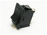 Miniature Rocker Switch SPST-(1)-1 6A-250VAC Solder-Lug 19x13mm Black Curved Actuator and No Marking [JS606FQ BLACK]