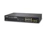 Planet 8 Port 10/100/1000T 802.3at PoE + 2 Port 10/100/1000X SFP Managed Switch [GS-4210-8P2S]