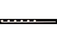 Flat Bar 20x5 - 6 line n/b white [EF FLAT BAR 6WH]