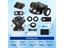 ACEBOTT Tinkerbott Smart Robot Car Kit for Micro:Bit (Without Microbit V2 & AA Battery). 3pcs AA batteries not included [ACEBOTT TINKERBOTT CAR KIT QD025]