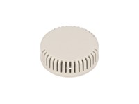 ABS Plastic Miniature Enclosure - Snap-Fit / Wall-Mount Round 60x20mm Vented IP30 - Grey [1551V12GY]