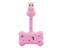 Bone Doggy Link 2 Port USB 2.0 Hub Supports 98/98SE/Me/2000/XP/VISTA/MAC 100 x 173 x 22mm 68.4g Pink [BNE AP06041-PK]