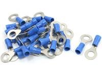 Ring Terminals Pre Packed Lugs • 10 per Pack • for Wire Range : 1.17 to 3.24 mm² • Blue [OYSTPAC 5]