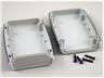 ABS Enclosure 117 x 79 x 32mm Soft Sided Watertight IP65 Light Grey Top Grey Sides [1553WCGY]