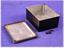 Diecast Aluminium Enclosure Black 115 x 90 x 51mm Liquid Resistant IP66 [1550WCBK]