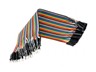 Jumper Male/Female 15cm in 40Way Colour Cable. [BMT RIBBON JUMPER 40W M/F 15CM]