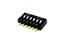 Half-Pitch Type DIP Switch • Pitch : 1,27mm • Form : 1A-SPST(NO) • 25mA-24VDC • 500gf • PCB-SMD Gull Wing [DHN06T]