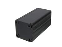 Black Extruded Aluminium, Project Box Size :50x25x25 [XY-ENC EXTA PBOX]