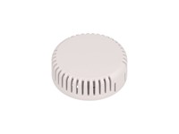 ABS Plastic Miniature Enclosure - Snap-Fit / Wall-Mount Round 60x20mm Vented IP30 - White [1551V12WH]