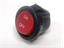 Round Rocker Switch • Form : SPST-1-0 • 3A-250 VAC • Solder Tag • Ø15mm • Red Round Actuator • Marking : ON / OFF [MR5110-R3BR]