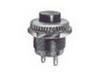 Panel-Mount Push Button Switch • Momentary • Form : SPST-0-(1) • 3A-125 VAC • Solder-Lug • Black-Cap • Round Actuator [MS016]