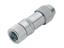 Circular Connector M8 Cable Female Straight, 3 Pole Screw Lock Sold Termination 5,0mm Cable Entry Shield 4A 30V IP67 [99-3360-00-03]