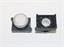 Push Button Actuator Illuminated Latching • White Flush Lens • Metallic Silver 30mm Bezel [P301LWS]
