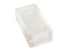 Enclosure ABS Miniature Plastic 50 x 25 x 15.5mm for USB Translucent Clear IP54 [1551USB2CLR]