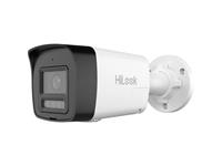 Hilook Smart Hybrid Light Network Bullet Camera 6MP 4mm Lens, Up to 30m IR, 1/2.4"CMOS, H.265+, CBR-VBR-BLC-HLC, 3D DNR, Built-in Mic, 1xRJ45 10M/100M, 32Kbps~16Mbps, WDR120dB, PSU:12VDC 0.66A , PoE:IEEE 802.3af, SD Card Slot Up to 512GB, IP67 [HLK IPC-B160HA-LUF/SL 4MM]