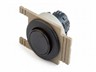 Push Button Actuator Non-Illuminated Momentary • Black Raised Button • Black 35mm Flush Bezel [PB352MK]
