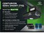 Centurion SD04 Smart (T10) Garage Door Drive Head Unit Relay Type, Includes: 2X12V 3.4A Batteries, 2X4 Button Remotes [CEN SD04 SMART (T10)]