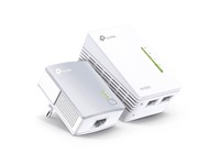 TP-LINK AV600 Powerline WiFi Extender Kit- Includes:1xWPA4220 & 1xPA4010, Wireless:WPA-PSK/WPA2-PSK, Interface:2x10/100Mbps Ethernet Port, Button:Pair- Reset-WiFi Clone, FREQ:2.4-2.4835GHz, 128bit AES, Windows 10/8.1/8/7/VISTA/XP, Mac OS, LINUX [TP-LINK WPA4221 KIT]