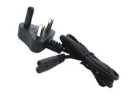 AC Cord Figure 8 with 3 Pin Mains Plug [AC CORD FIG8-PLUGTOP]