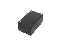 Polystyrene Enclosure 105X66X45 Black Water-Tight [1594CWBK]